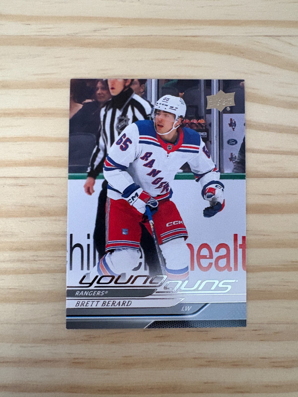 2024-25 Upper Deck #705 Brett Berard YG RC - New York Rangers
