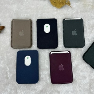 For iPhone 17 16 15 14 13 Original Leather Wallet Card Holder Case With MagSafe