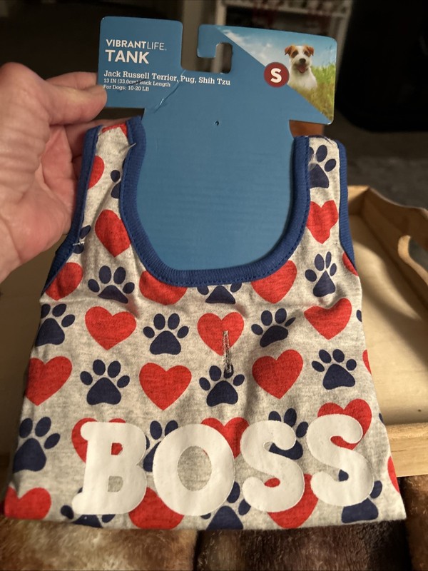 VIBRANT LIFE DOG TANK TOP SIZE Small Boss
