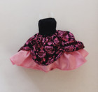 Monster High Scary Sweet Birthday G3 Draculaura Satiny Black & Pink Dress