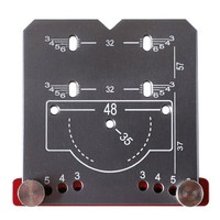 35Mm Scharnier-Bohrschablone SchranktüRen Verdeckte Scharnierbohrung Aluminium