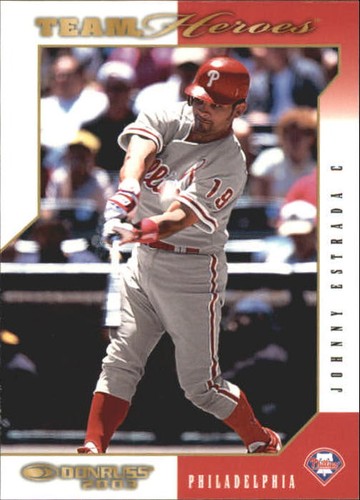 2003 Donruss Team Heroes Johnny Estrada #396 card