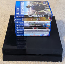 Sony PlayStation 4 PS4 CUH-1115A Console w/ Power Cable & 8 Games Lot