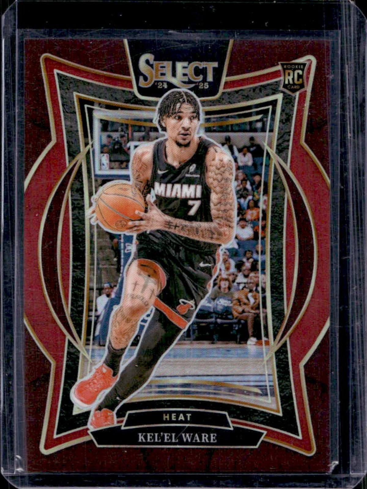 2024-25 Select Kel'el Ware Concourse RC Maroon Prizm Rookie #/175 Heat