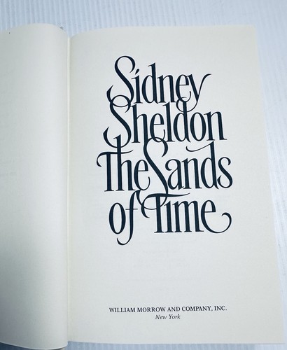 The Sands Of Time By Sidney Sheldon 1988 Hardcover Fiction Thriller Romance Nove - Picture 10 of 13