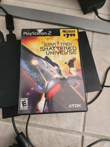 Star Trek Shattered Universe PS2 Sony PlayStation2 Complete CIB Black Label BPP