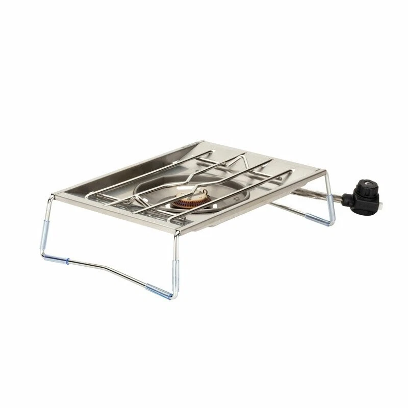 Snow Peak Flat Burner Silver GS-450R Camping CookWear New - Image 2 of 4