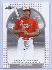 BRYCE BUSH 2017 "1ST EVER PRINTED" PERFECT GAME AAC ROOKIE CARD! GEORGIA TECH!