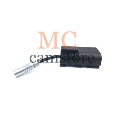 LP-E6 Power Coupler DC Dummy Battery Pack to 2pin plug For Canon 5D mark II 60D