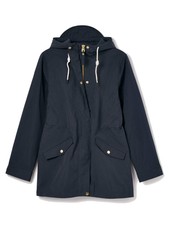 Image of Joules - Joules Womens Portwell Waterproof Raincoat With Hood - Ladies