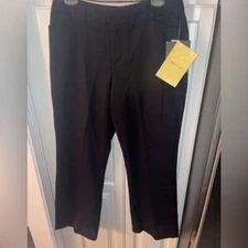 Motto QVC Womens Black Pants 12 NWT Stretch