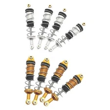 4 Pieces RC Car Shock Absorber 1:16 Upgrade Parts Front and Rear RC Shocks