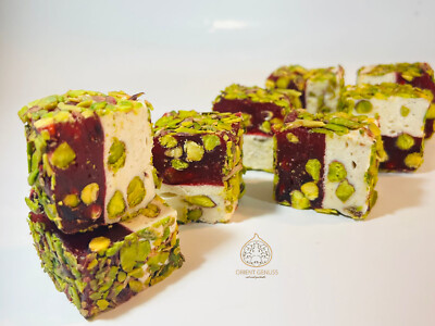 3,19 /100g Lokum Delight Milch Granatapfel Pistazien