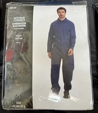 New Halloween Costume Navy Blue Killer Coveralls Adult Small (2-4) KBW GLOBAL