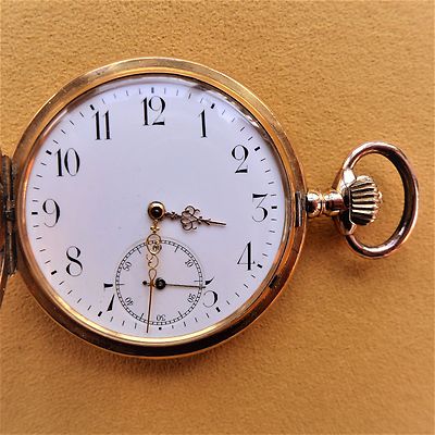 HOT Pocket Watch Taschenuhr Herren Gold Antik Taschenuhr