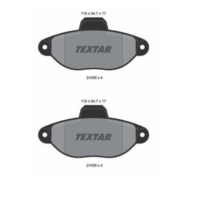 TEXTAR 2074101 Kit pastiglie freno, Freno a disco per ALFA ROMEO