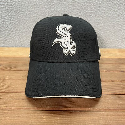 Chicago White Sox Hat Adult Small Medium Black New Era Batting