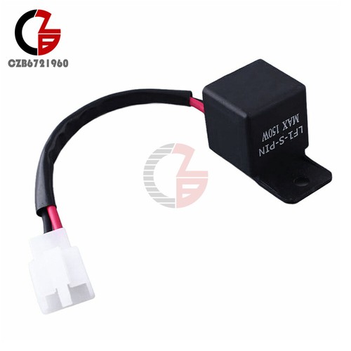 12V 2-Pin Electronic LED Flasher Relay For Turn Signal Light Fast Hyper Flash - Picture 11 of 11