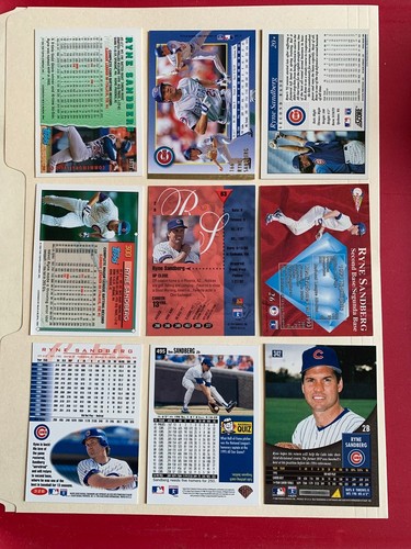 Ryne Sandberg 1985-1998 Inserts Parallels Oddballs Cubs NM to NM-MT You Pick!! - 第 202/222 張圖片
