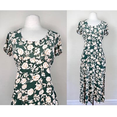vintage 90s babydoll dress | floral 1990s maxi dress | grunge hippie boho |  eBay