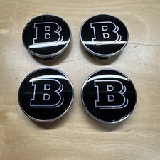 Brabus Wheels Center Cap Black Genuine Dimension 75mm Brabus Logo Genuine 4pcs