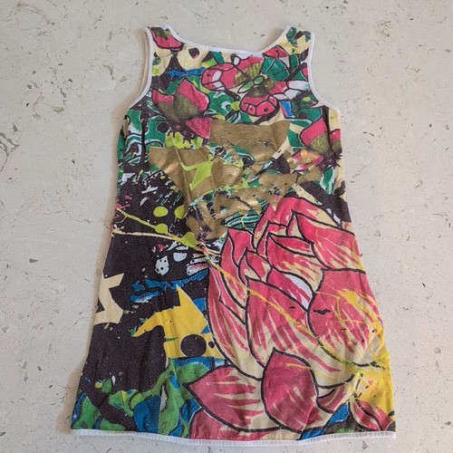 Ed Hardy By Christian Audigier Y2K Vintage Kids 5/6 Tank Multicolor - Picture 6 of 7