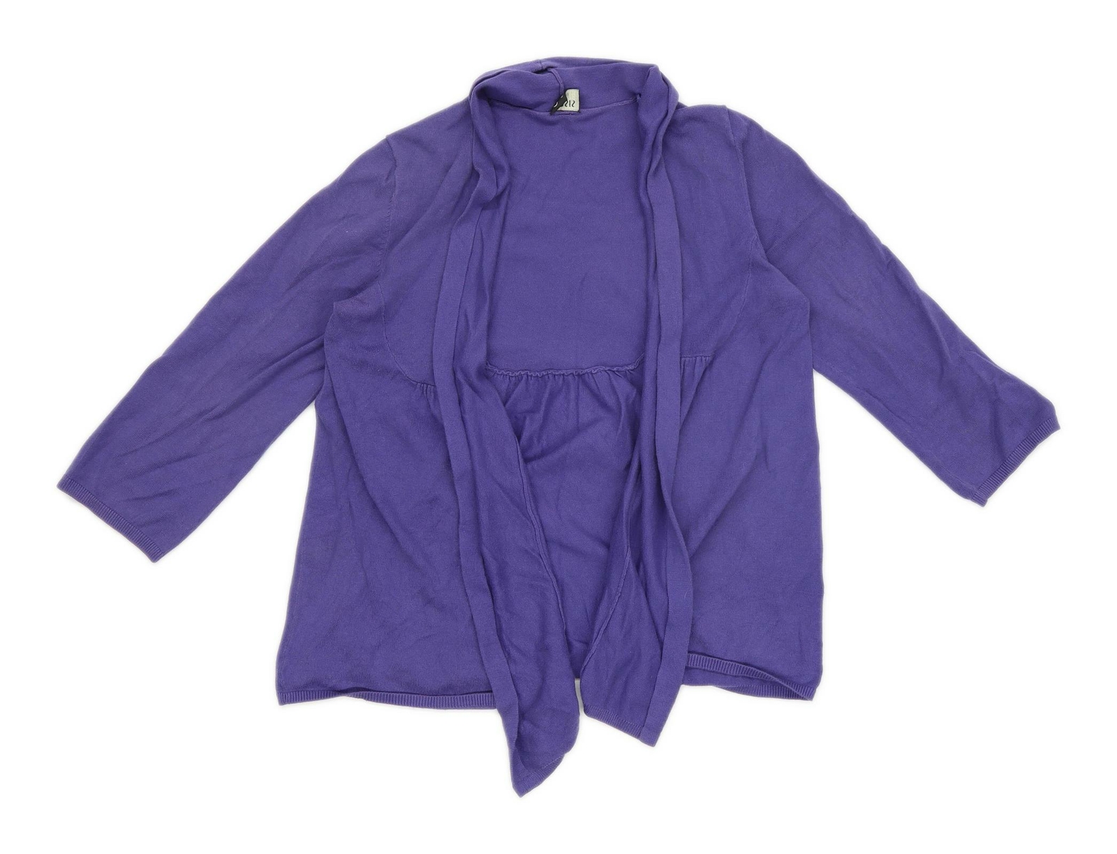 Oasis Womens Size 12 Cotton Purple 