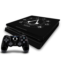 ASSASSIN'S CREED LEGACY LOGO VINYL SKIN DECAL FOR PS4 SLIM CONSOLE  CONTROLLER