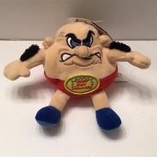Vintage Silly Slammers Bruiser 67 Bean Bag 90s Plush Toy No Noise