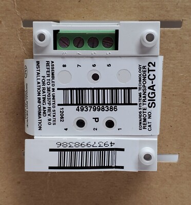 NEW EST EDWARDS SIGA-CT2 Circuit Dual Input Module Fire Alarm | eBay