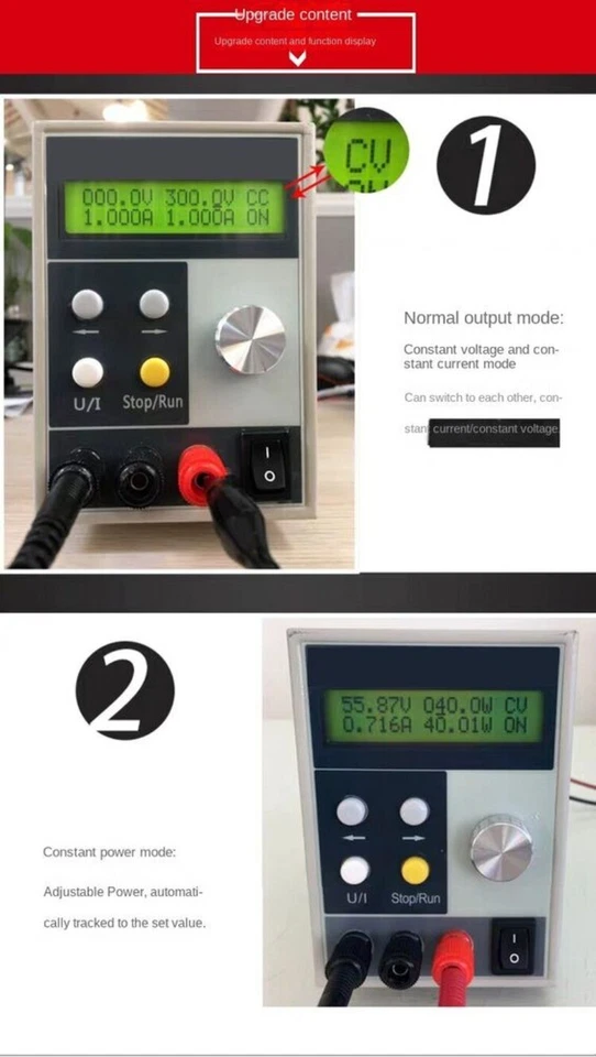 2A DC Programmable Power Supply Output of 0-500V,0-2A Adjustable HSPY 500V - Image 2 of 4