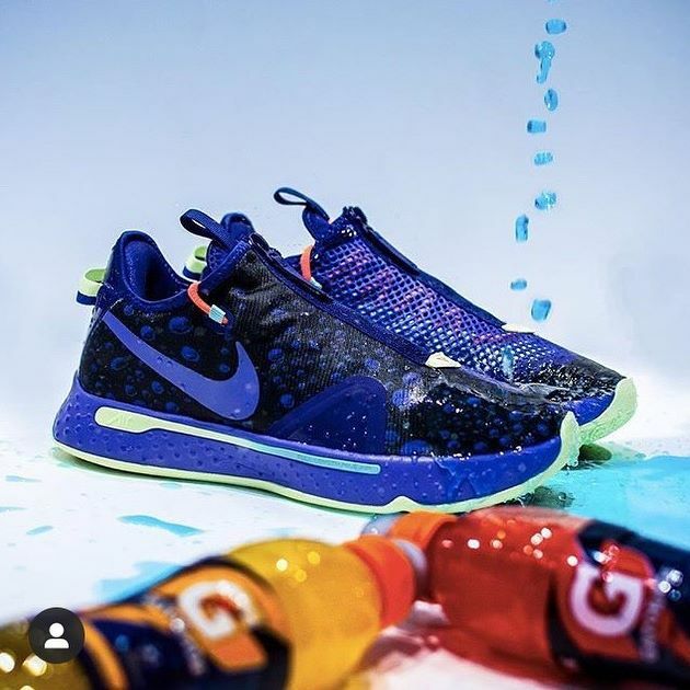 Nike PG4 Gatorade GX Purple Neon MultiColor CD5078-500 Men's 15