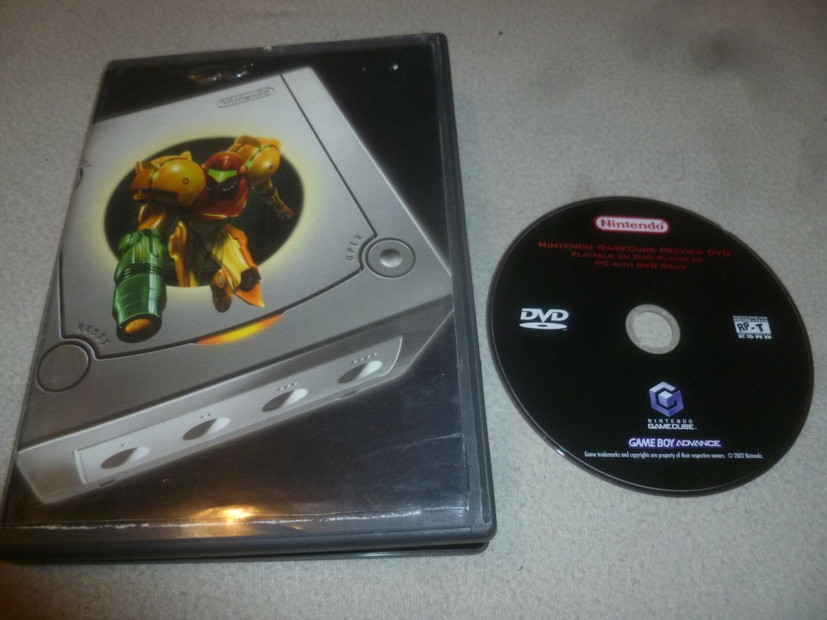 NINTENDO GAMECUBE PREVIEW DVD GAMEBOY ADVANCE MARIO METROID