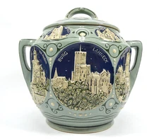 Art Nouveau Punch Bowls on the Rhine S.P. Gerz Westerwald