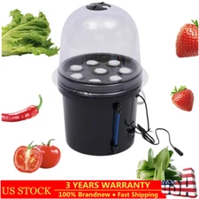 PP Hydroponics Seedling & Cloning System Aeroponic Propagation Kit 8 Plant Sites