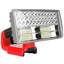 40W 4200LM Rechargeable Lamp LED Work Light Flashlight for Milwaukee 18V Battery
