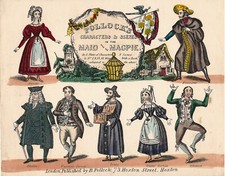 Toy Theatre Play - Pollock's Maid and the Magpie - Printed in Tuppence Coloured