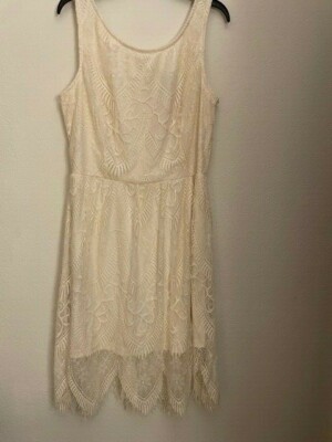 NWT Feminine Lace Handkerchief Hem Dress | eBay NWT Feminine Lace Handkerchief Hem Dress | eBay