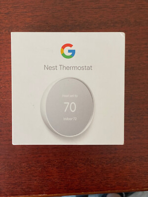 Google Nest Smart Thermostat, Snow - GA01334-US barely used