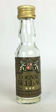 Cognac Bellac Jenni Jules Blanc SA Bulle Empty Miniature Bottle Liquor Vintage