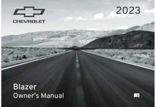 2023 Chevrolet Blazer Owners Manual User Guide