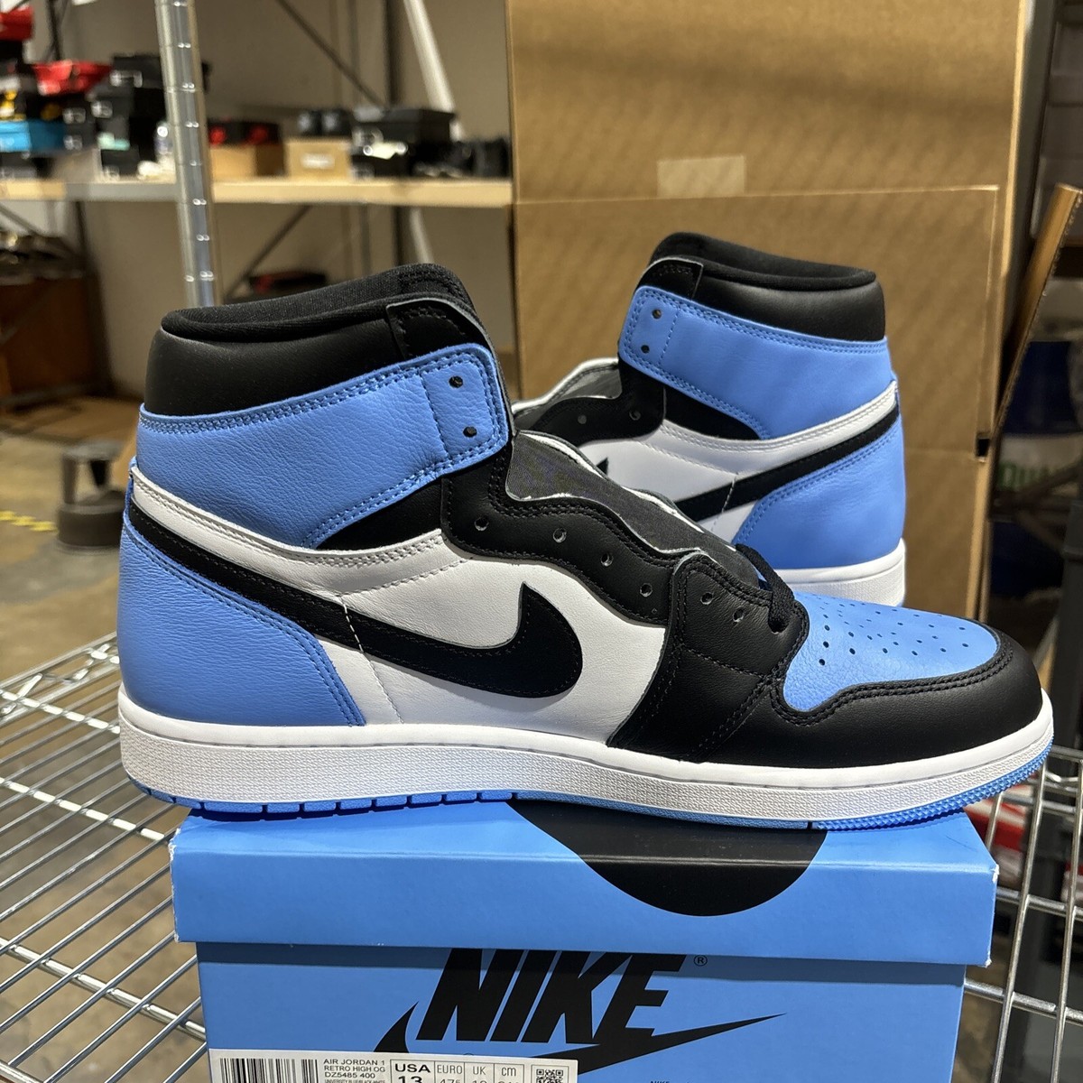 Men's) Air Jordan 1 Retro High OG 'UNC / University Blue Toe Men's) Air Jordan 1 Retro High OG 'UNC / University Blue Toe