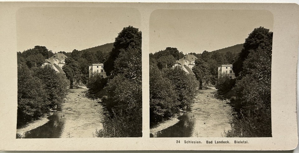 Carte Postale Ancienne Bad Landeck Silésie - Panorama 1928 - Entre-deux-guerres