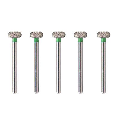 10 Pcs Dental Diamond Burs FG Wheel 909/040SC Donut Super Coarse Grit High Speed