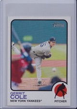 Gerrit Cole 2022 Topps Heritage 1973 Oversized Box Topper Card Boxtopper OB-GC