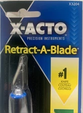 X-acto retract-a-blade Model x3204 cutting tool