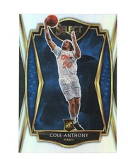 2020-21 Select Prizms Silver #177 Cole Anthony RC - Orlando Magic 🔵⚫️⚪️