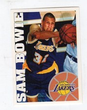 1995 95/96 BASKETBALL BASKETBALL PANINI FIGURE - NUMBER 226 SAM BOWIE