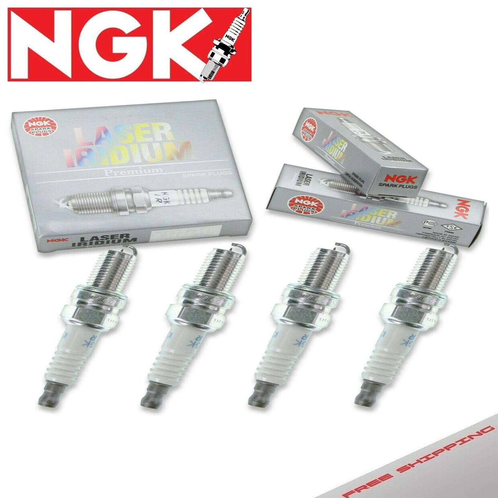 4 x Spark Plugs Made in Japan NGK Laser Iridium 5115 IFR7F-4D 5115 IFR7F4D Tune