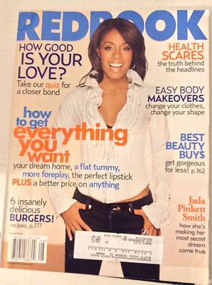 Redbook Magazine Jada Pinkett Smith Burgers August 2006 051717nonrh
